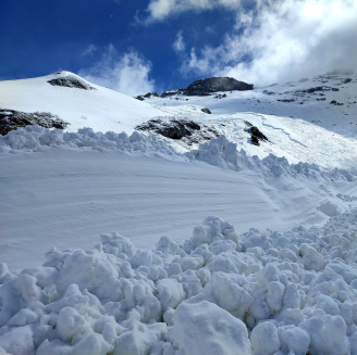 Un "Caterpillar Effect" sur le site de LanslevillardSite EPA de Lanslevillard (N°015)@ONF RTM - 15/04/2024